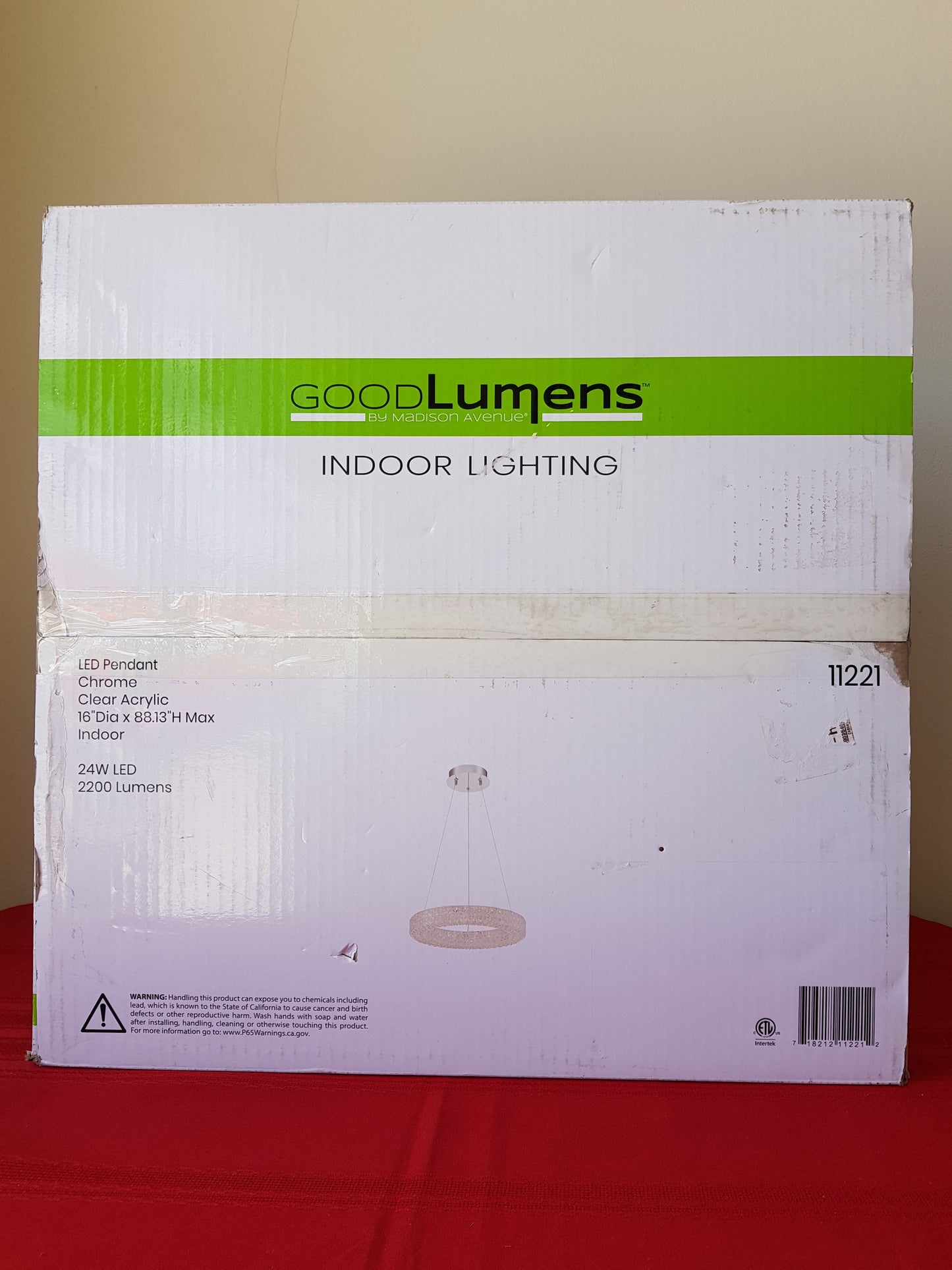 Lámpara colgante LED - GOODLumens (Nuevo, caja abierta)