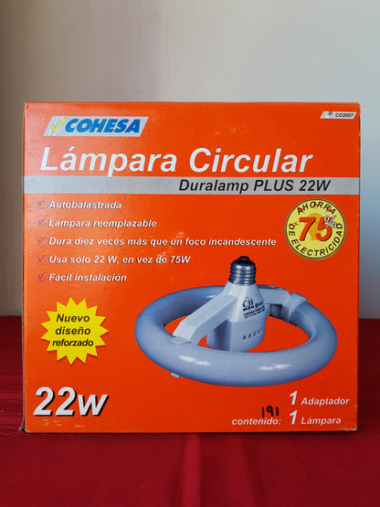 Lámpara circular 22 W - Cohesa Duralamp PLUS (Nuevo)