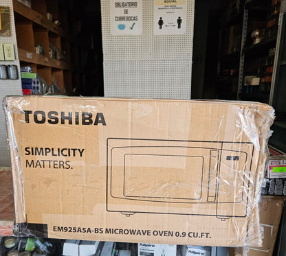 Horno microondas 0.9 pies cúbicos - Toshiba (Nuevo, caja abierta)