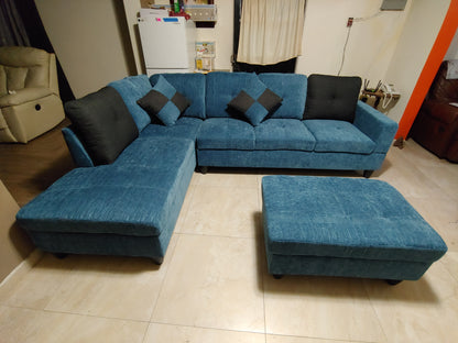 Sala esquinera modular de 3 piezas - Star Home Living (Nuevo)