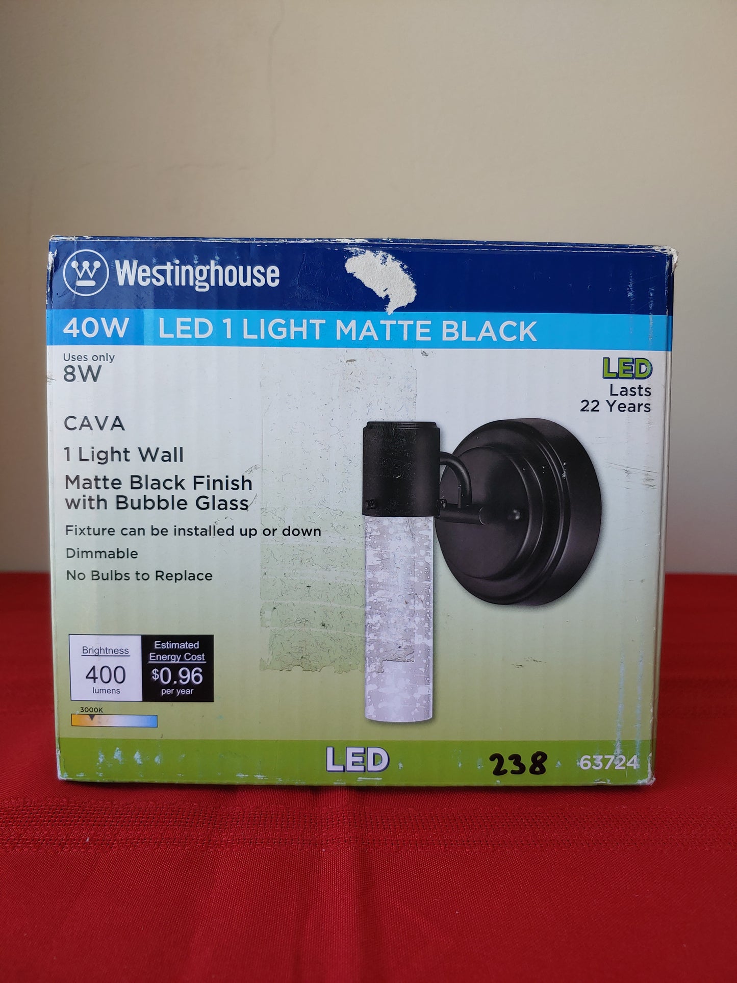 Lámpara de pared LED - Westinghouse CAVA (Nuevo, caja abierta)