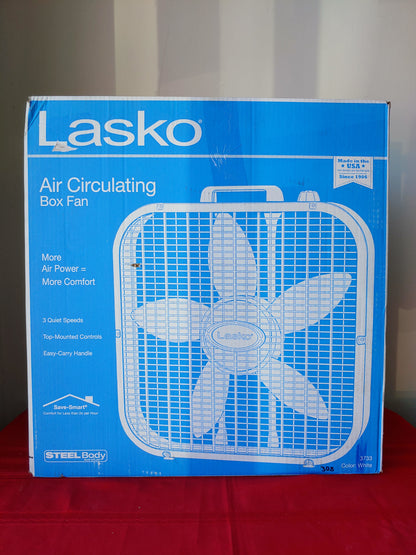 Ventilador de caja de circulación de aire 20" - Lasko (Nuevo, caja abierta)