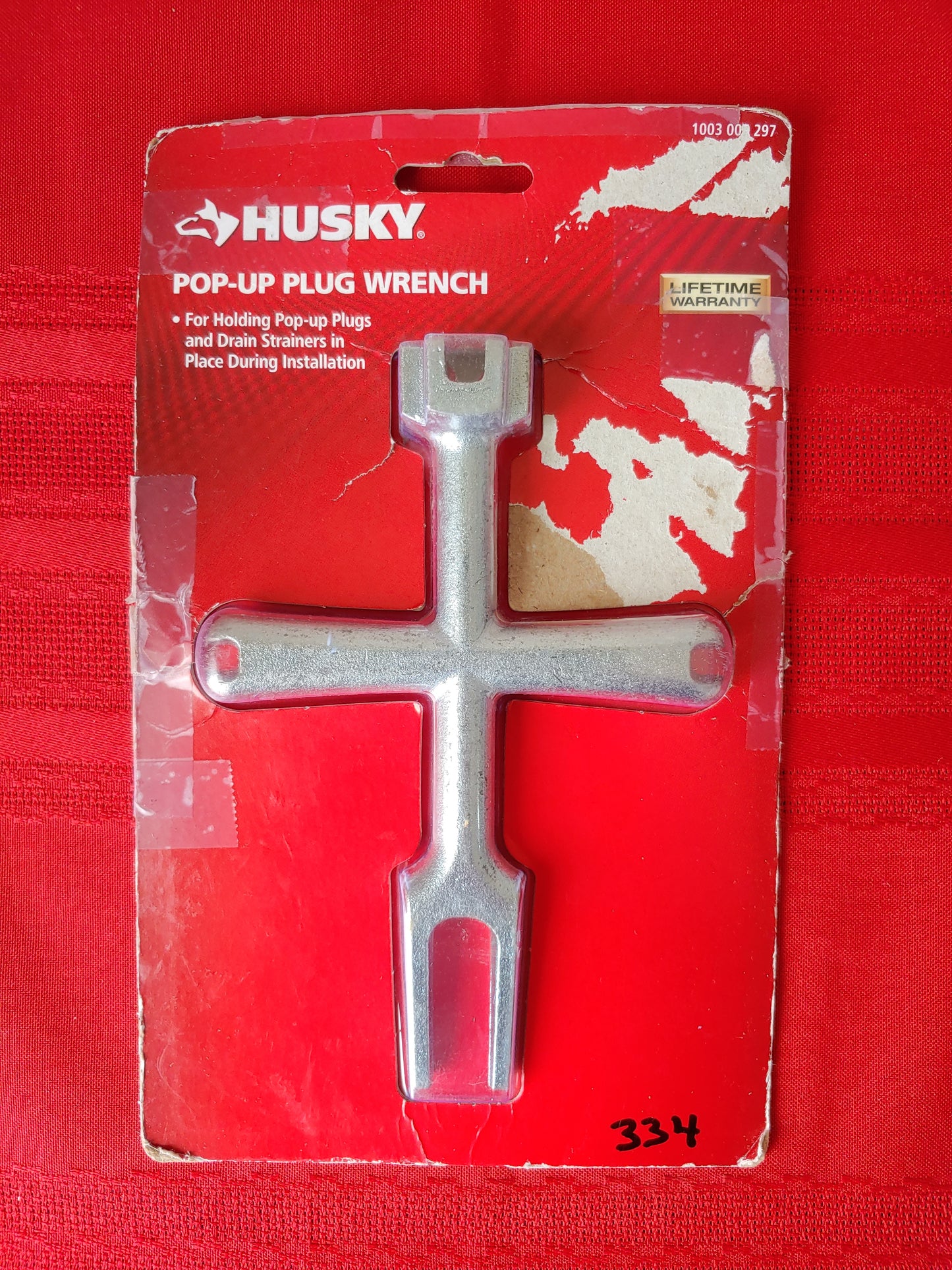 Llave para tapón de desagüe - Husky (Nuevo, empaque abierto)