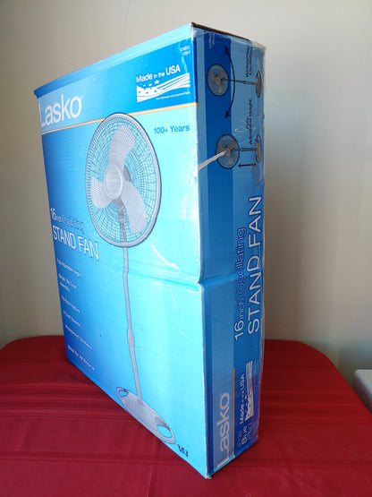 Ventilador de pedestal 16" - Lasko (Nuevo, caja abierta)