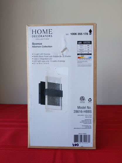 Lámpara de pared LED - Home Decorators Alberson Collection (Nuevo, caja abierta)