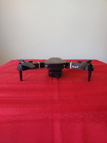 Dron plegable con doble cámara color negro - Foldable E88 (Nuevo)