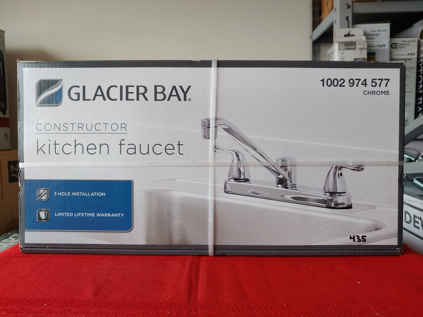 Llave mezcladora para fregadero - Glacier Bay Constructor (Nuevo)