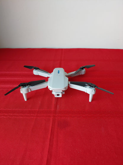 Dron plegable con doble cámara color gris - Foldable E88 (Nuevo)