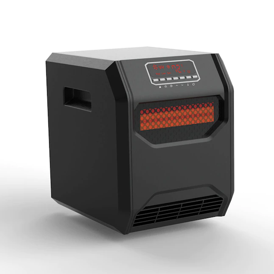 Calefactor infrarrojo de cuarzo con ventilador y control remoto - WeWarm (Nuevo, caja abierta)