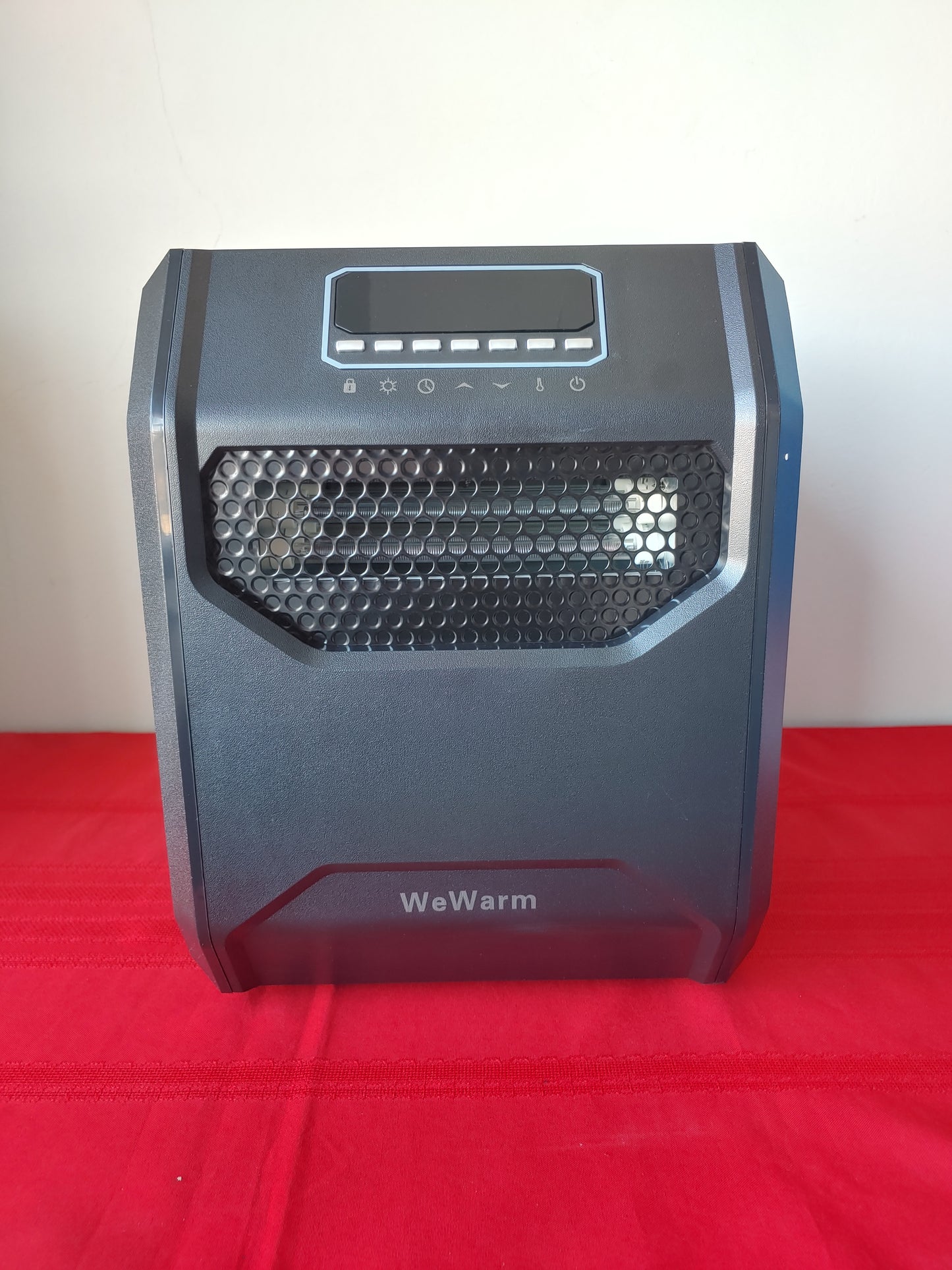 Calefactor infrarrojo de cuarzo con ventilador y control remoto - WeWarm (Nuevo, caja abierta)