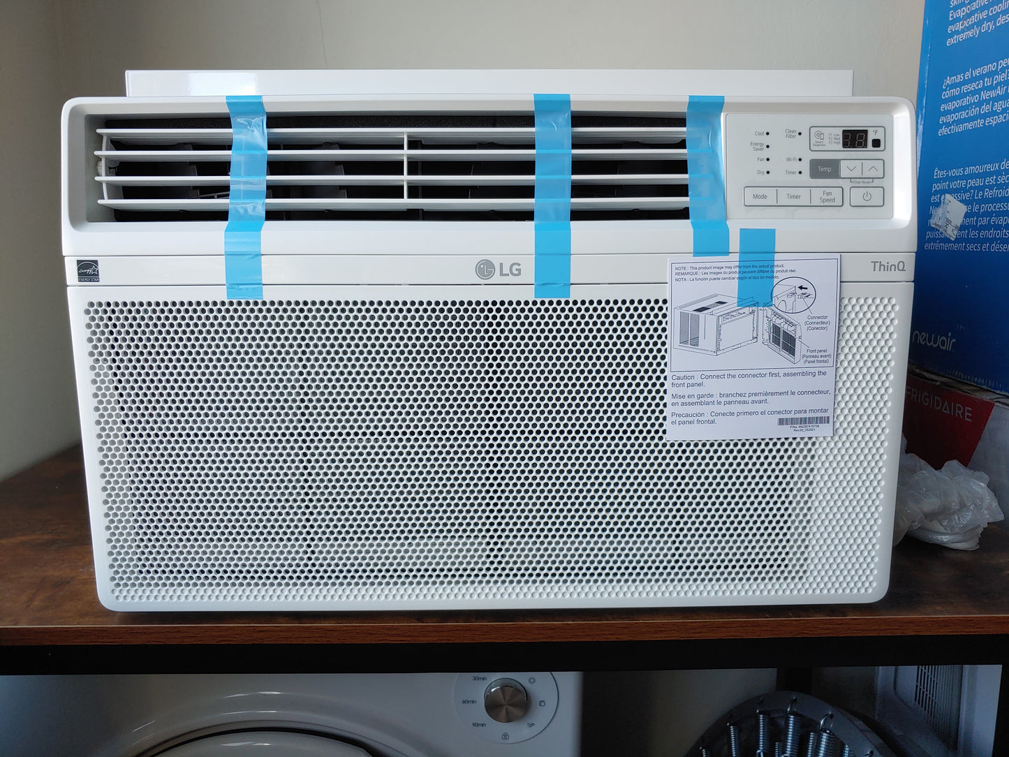 Aire acondicionado de ventana inteligente WiFi de 1 tonelada, 115 V - LG ThinQ (Nuevo, caja abierta)