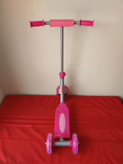 Scooter de 3 ruedas para niñas color rosa - Razor jr (Nuevo, caja abierta)