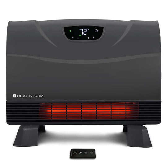 Calefactor infrarrojo eléctrico digital con control remoto - Heat Storm PHXG (Nuevo, caja abierta)