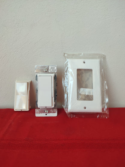 Atenuador deslizable universal con tapa incluida- Leviton decora+ (Nuevo, caja abierta)