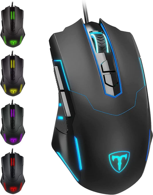 Mouse Gamer programable 7200 DPI con iluminación RGB - VictSing (Nuevo)