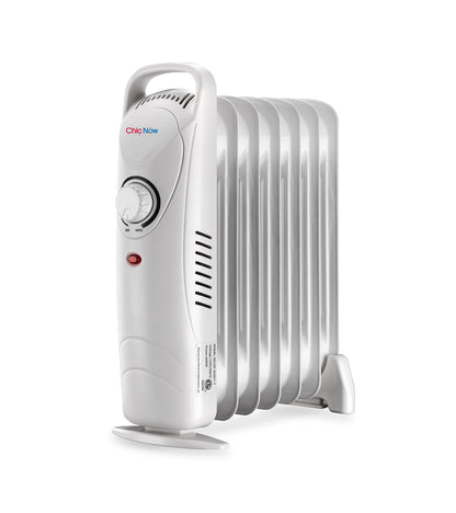 Mini calefactor portátil radiante de aceite - ChicNow (Nuevo, caja abierta)