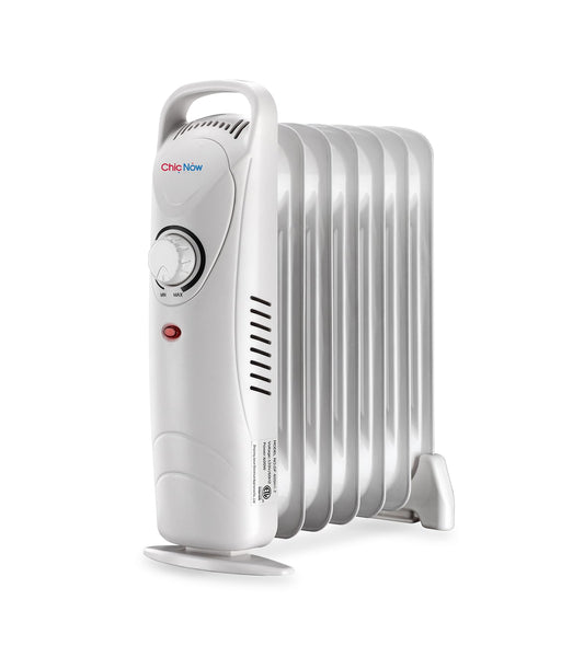 Mini calefactor portátil radiante de aceite - ChicNow (Nuevo, caja abierta)