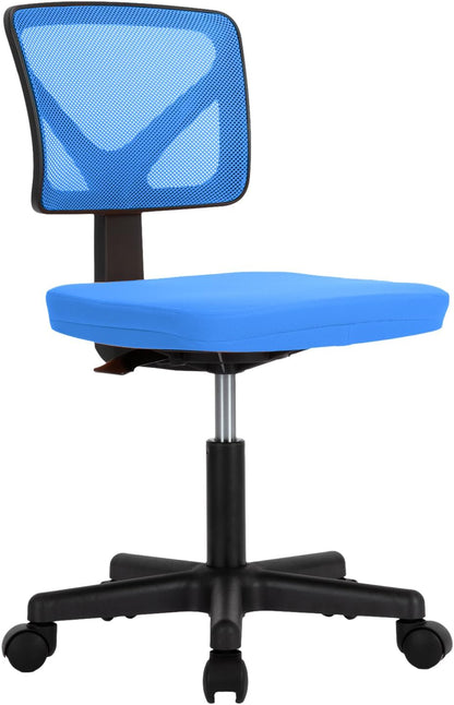 Silla para escritorio giratoria color azul de altura ajustable - NEWBULIG (Nuevo)