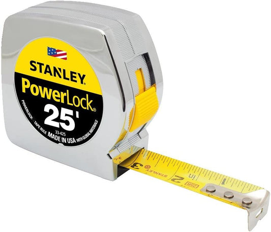 Cinta de medición de 25 ft - Stanley Powerlock (Nuevo)