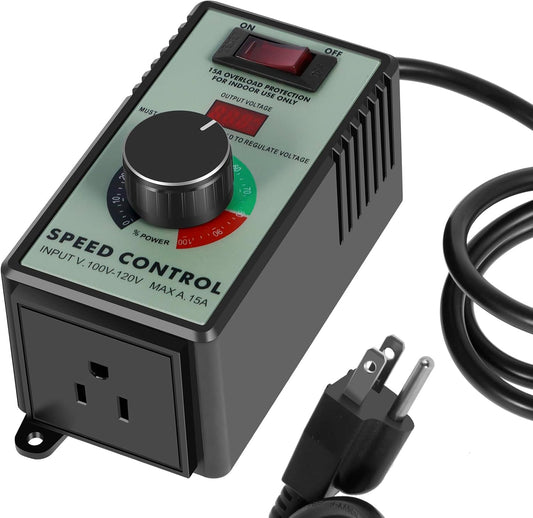 Regulador de velocidad 120V, 15A - Janoiuc (Nuevo, sin empaque)