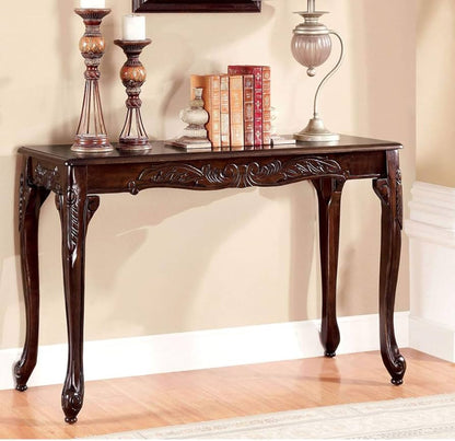 Mesa de consola de madera - Furniture of America Cheshire (Nuevo, pequeño detalle estético)