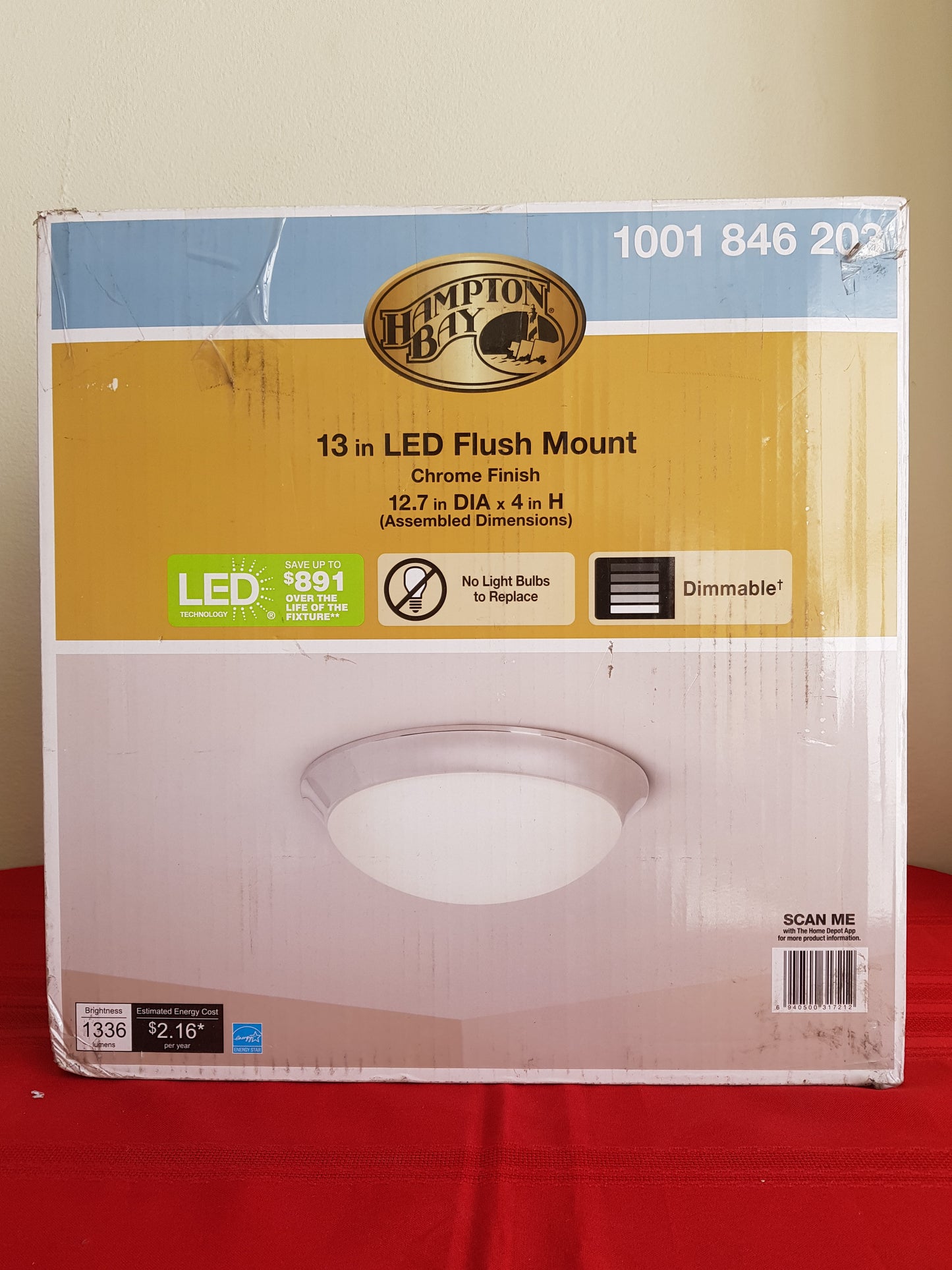 Lámpara de techo LED - Hampton Bay (Nuevo, caja abierta)