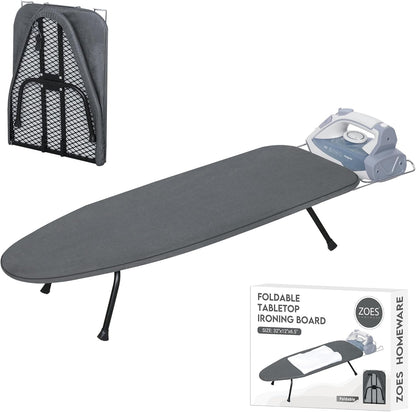 Tabla de planchar plegable con soporte para plancha - Zoes Homeware (Nuevo, caja abierta)