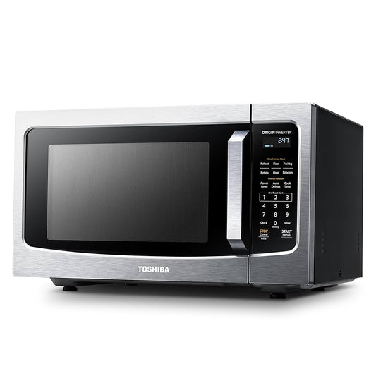 Horno microondas 1.6 pies cúbicos Inverter - Toshiba (Nuevo, pequeño detalle estético)