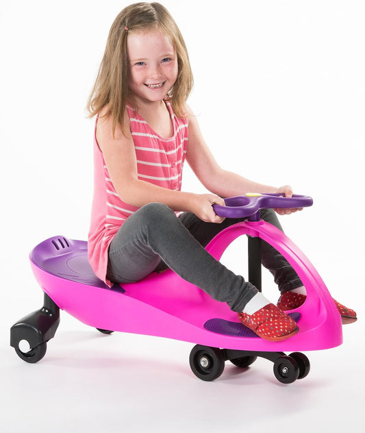 Wiggle Car Ride On Toy rosa con morado - Plasmacar (Nuevo)