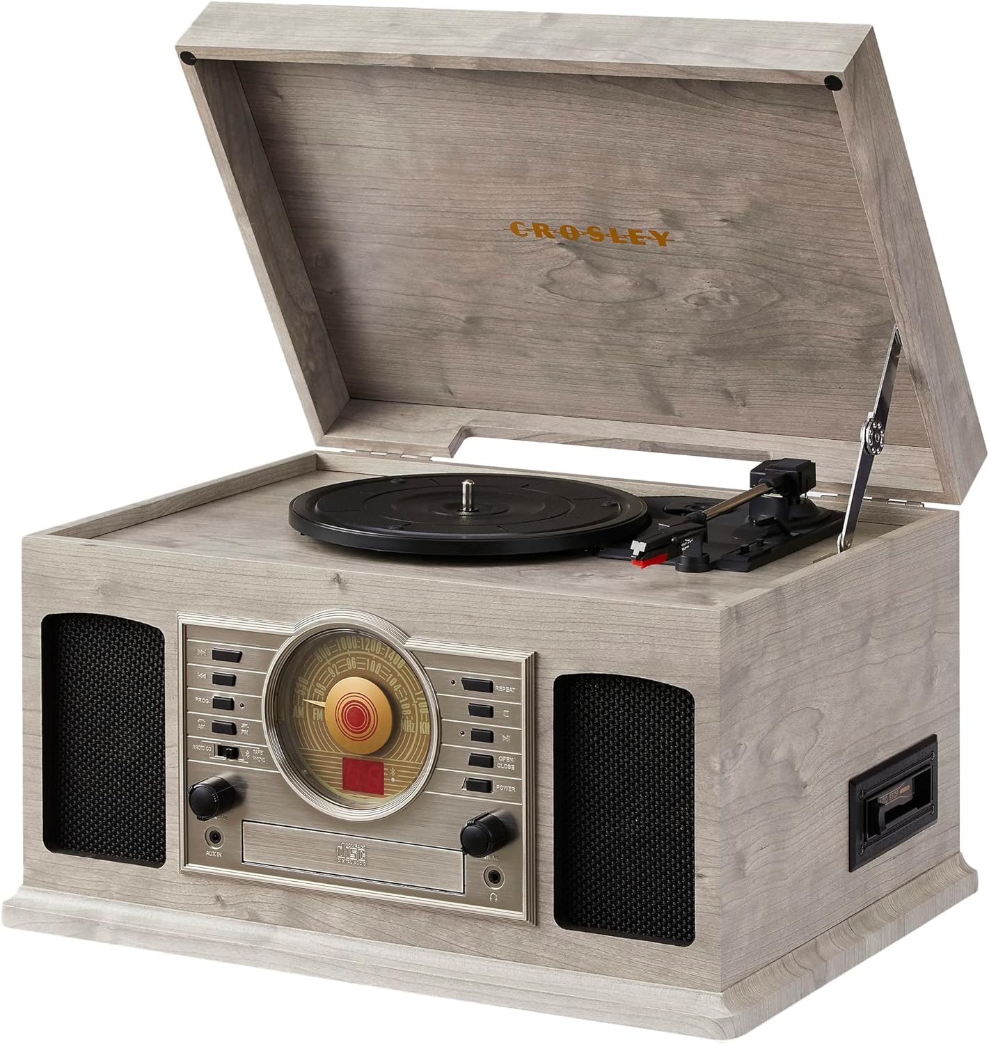 Tocadiscos portátil con bocinas integradas Bluetooth - Crosley Mcqueen (Nuevo, caja abierta)