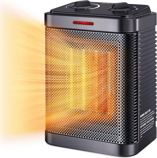 Calefactor de cerámica eléctrico portátil PTC - Oprunsy (Nuevo, caja abierta)