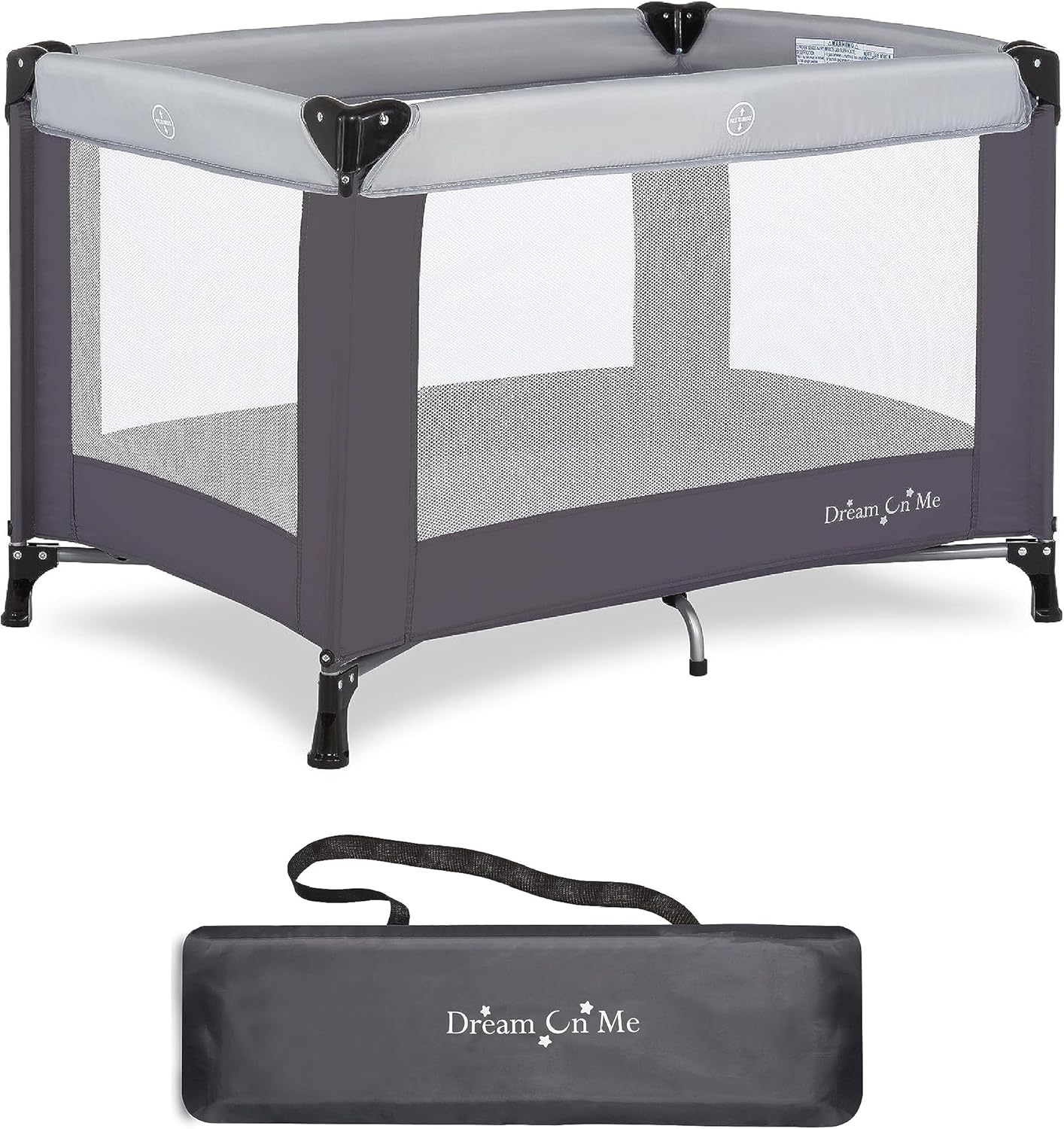Corral portátil plegable para niños con bolsa de transporte con correa - Dream on me (Nuevo, caja abierta)