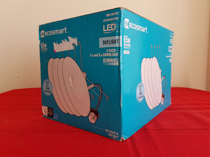 Paquete de 4 lámparas tipo spot LED - Ecosmart (Nuevo, caja abierta)