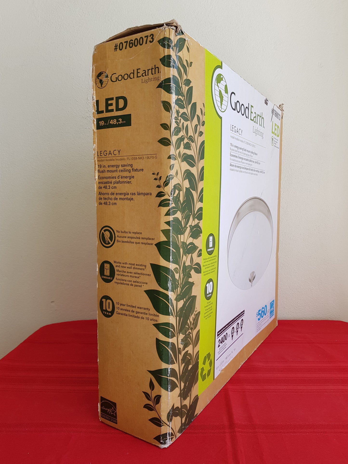 Lámpara de techo LED - Good Earth Lighting Legacy (Nuevo, caja abierta)