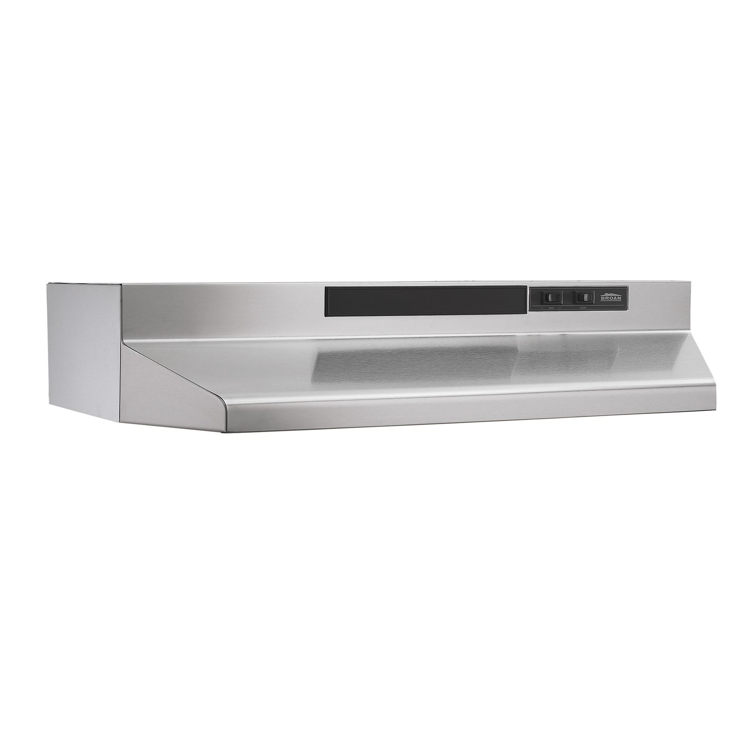 Campana de cocina de 42" convertible con extractor y luz de acero inoxidable - Broan (Nuevo, pequeño detalle estético)