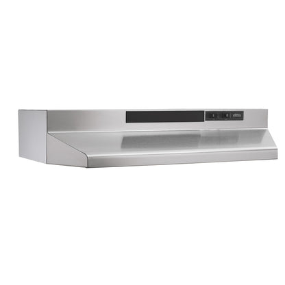 Campana de cocina de 42" convertible con extractor y luz de acero inoxidable - Broan (Nuevo, pequeño detalle estético)