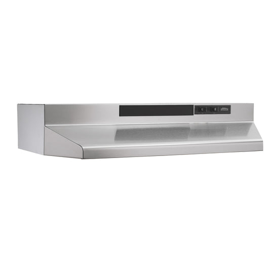 Campana de cocina de 42" convertible con extractor y luz de acero inoxidable - Broan (Nuevo, pequeño detalle estético)