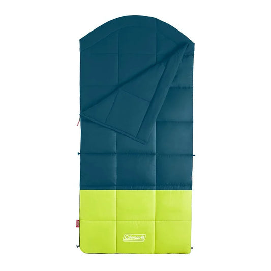 Sleeping Bag color azul  con verde - Coleman Kompact (Nuevo)