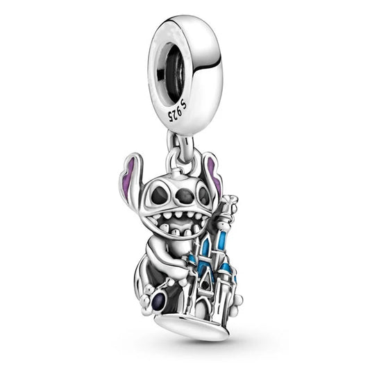 Charm de Stitch en castillo de Disney (Nuevo)