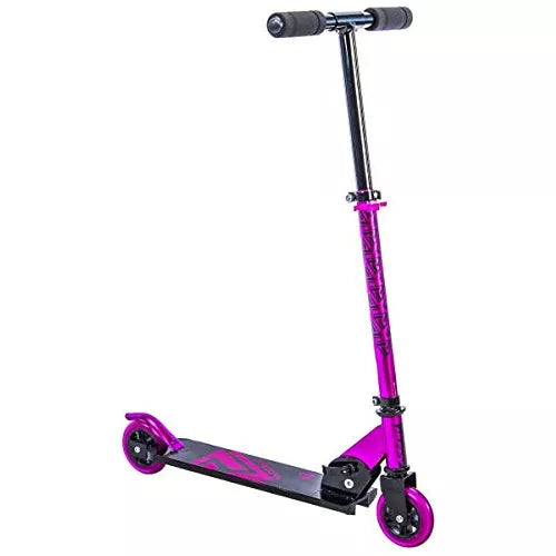 Scooter plegable ruedas de 4" color rosa para niños - Huffy Prizm (Nuevo, pequeño detalle estético)