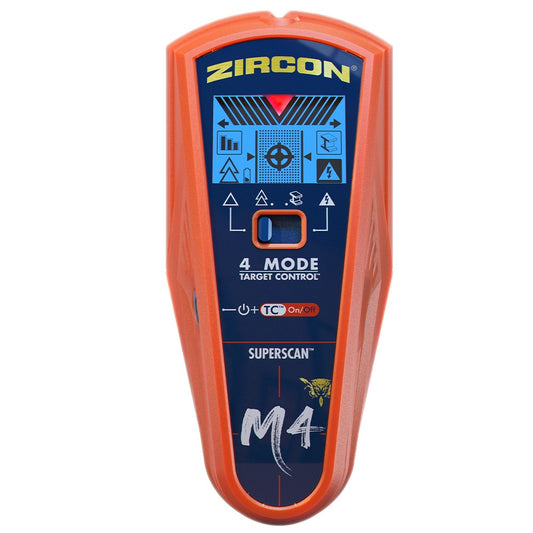 Multiescáner detector de metal, cables y madera para pared - Zircon Super Scan M4 (Nuevo)