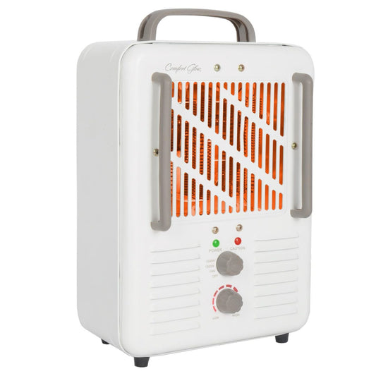 Calefactor eléctrico color blanco - Comfort Glow (Nuevo, caja abierta)