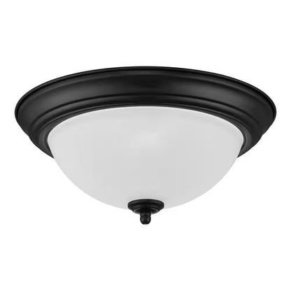 Paquete de 2 lámparas de techo de 2 luces 13" color negro - (Nuevo, caja abierta)