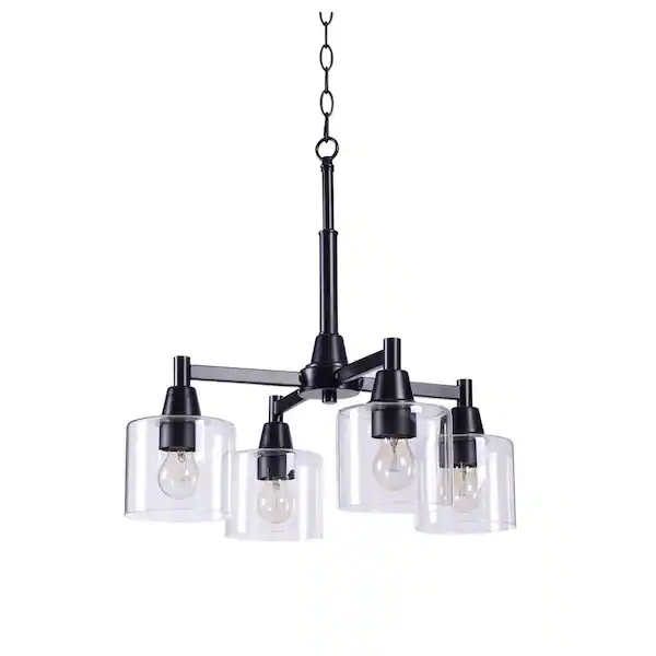 Candelabro de 4 luces - Hampton Bay Oron (Nuevo, caja abierta)