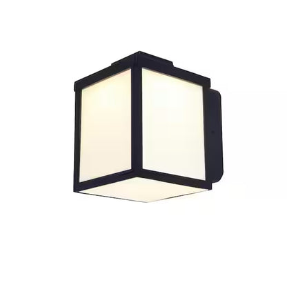 Lámpara para pared tipo farol para exteriores LED - Hampton Bay (Nuevo, caja abierta)