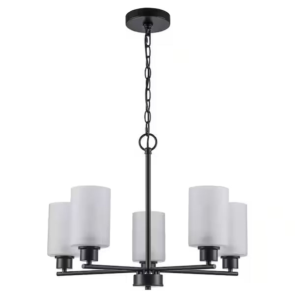 Candelabro de 5 luces color negro - Monteaux (Nuevo, caja abierta)