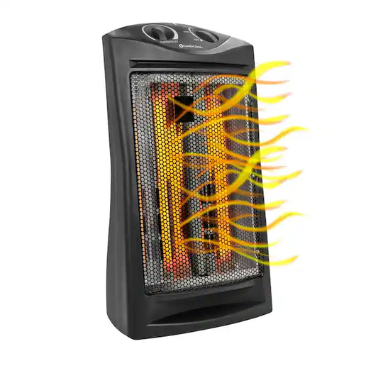 Calefactor radiante de cuarzo - Comfort Zone (Nuevo, caja abierta)