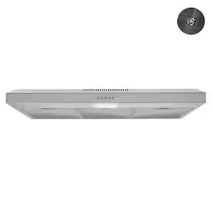 Campana de cocina de 36" convertible con extractor y luz LED - AKDY (Nuevo, caja abierta)