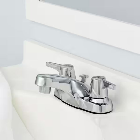 Llave mezcladora para lavabo con 2 manijas - Glacier Bay Aragon (Nuevo, caja abierta)