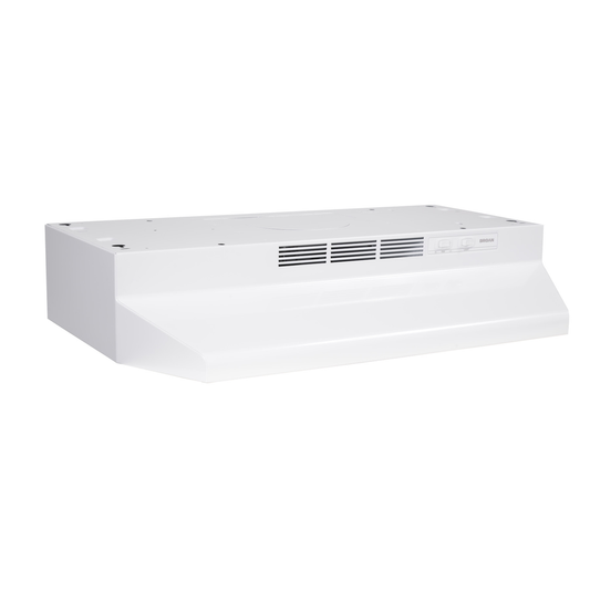 Campana de cocina de 24" convertible con extractor y luz - Broan NuTone (Nuevo, caja abierta)